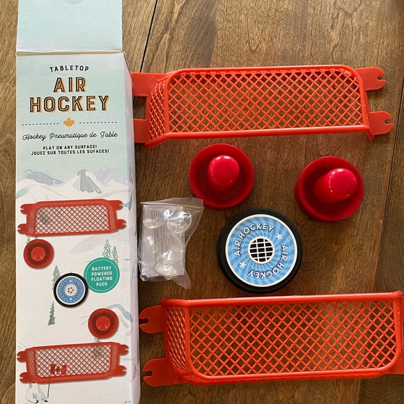 Table Air Hockey Game with Battery Operated Air Puck. NWOT - Picture 2 of 6